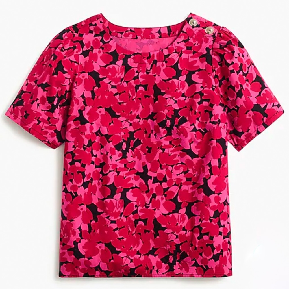 NWT J. Crew puff sleeve top - Picture 4 of 15